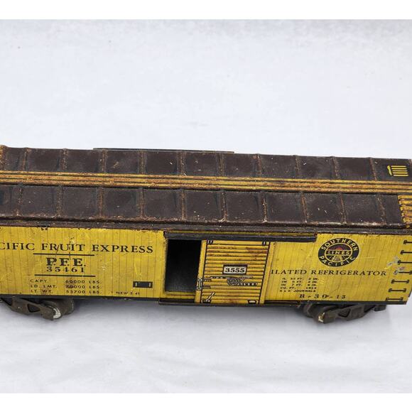 Marx Mar Lines Southern Pacific Lines 35461 Pacific Fruit Express PFE 3555 - Picture 9 of 11